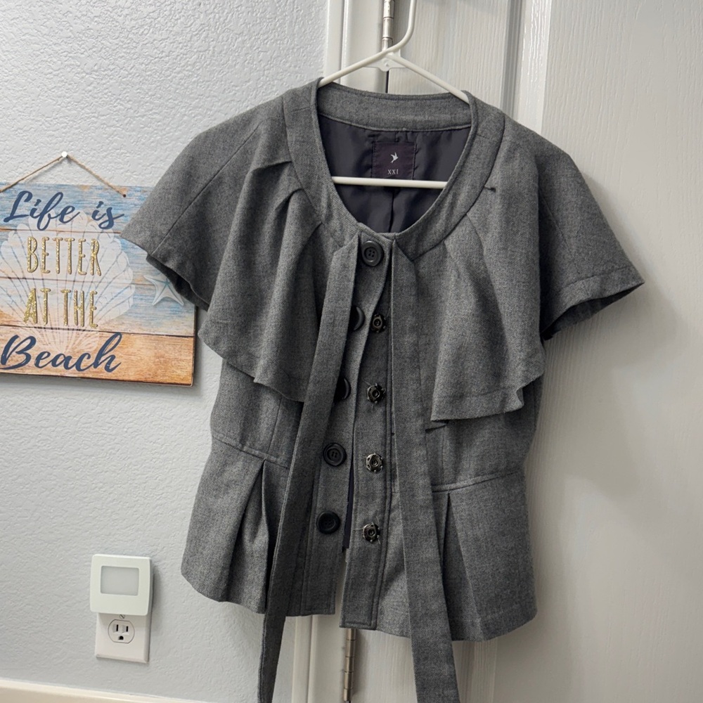 Forever 21 Charcoal Jacket